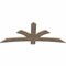 Ekena Millwork Davenport Smooth Timber Gable Bracket, Douglas Fir, 72"W x 30"H x 1 1/2"D x 5 1/2"F, 10/12 Pitch GBW072X30X0206DAV00SDF - alternate 4